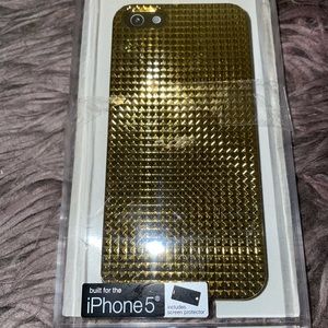 📱 Gold Studded iPhone 5 Protective Case 📱